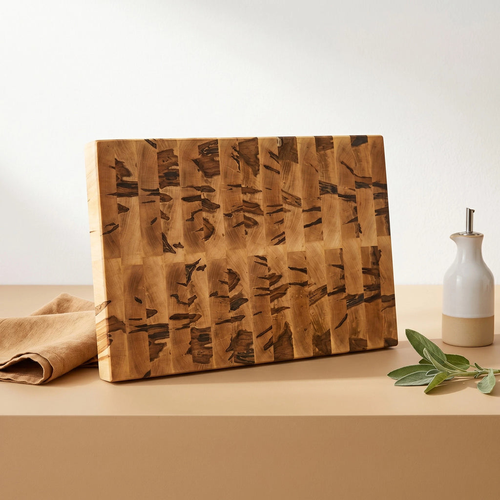 End Grain Ambrosia Maple Cutting Board