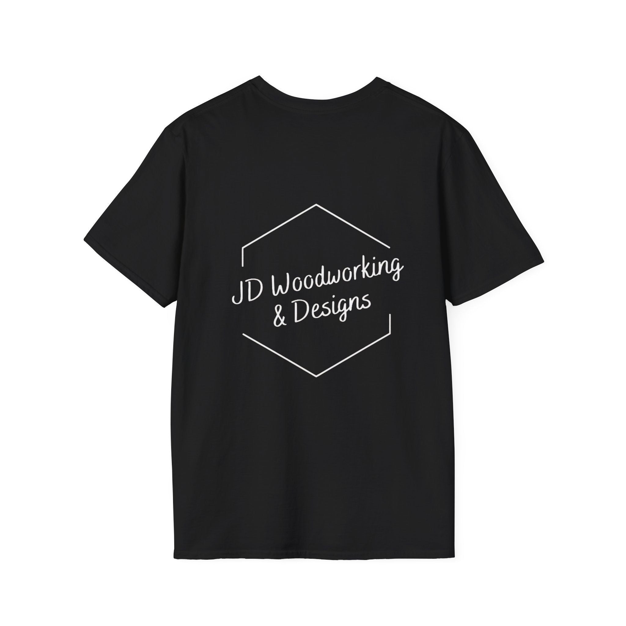 JD Woodworking & Designs T-Shirt — Vintage Carpenter Logo Tee