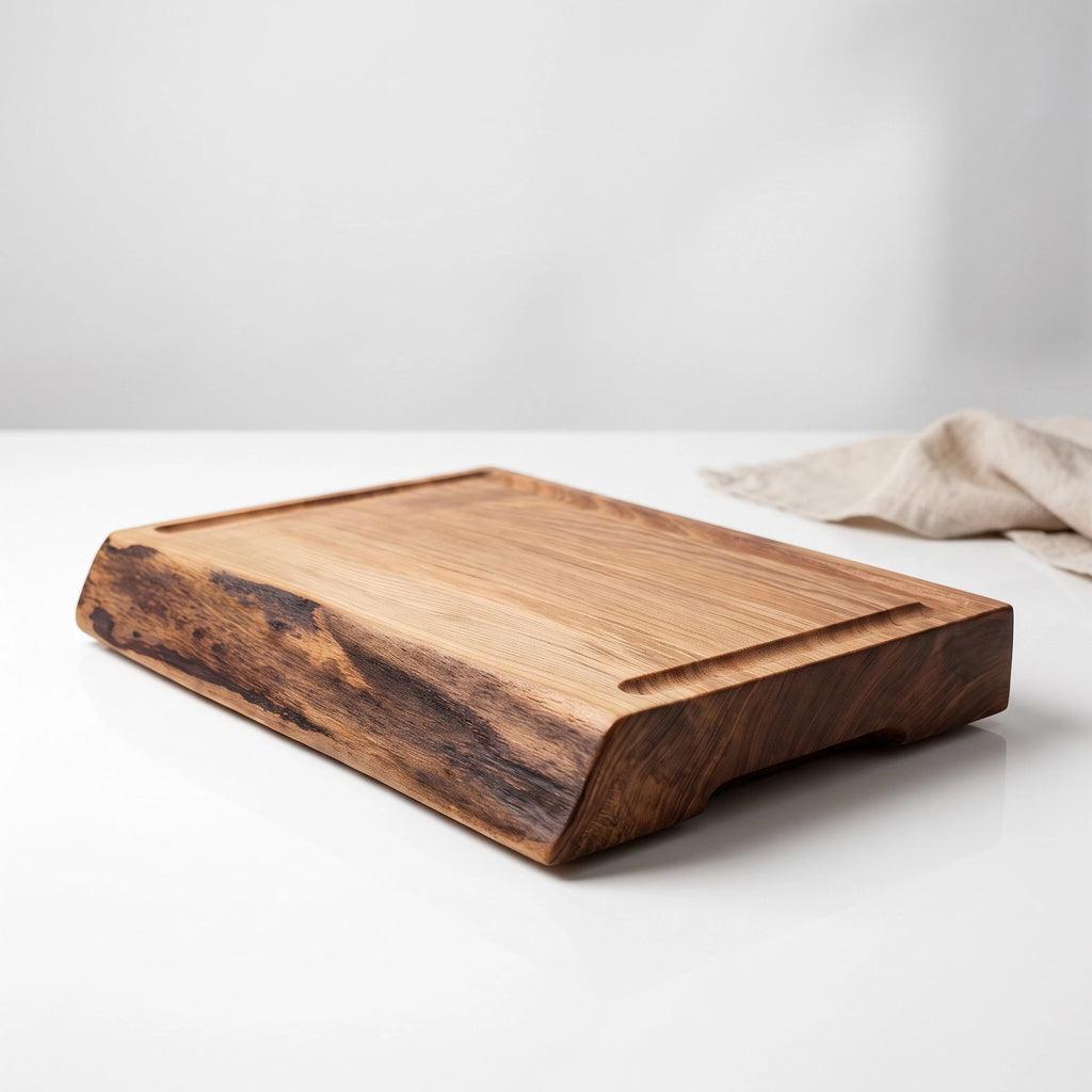 Solid Live Edge Maple Cutting Board 9”x 14.5”