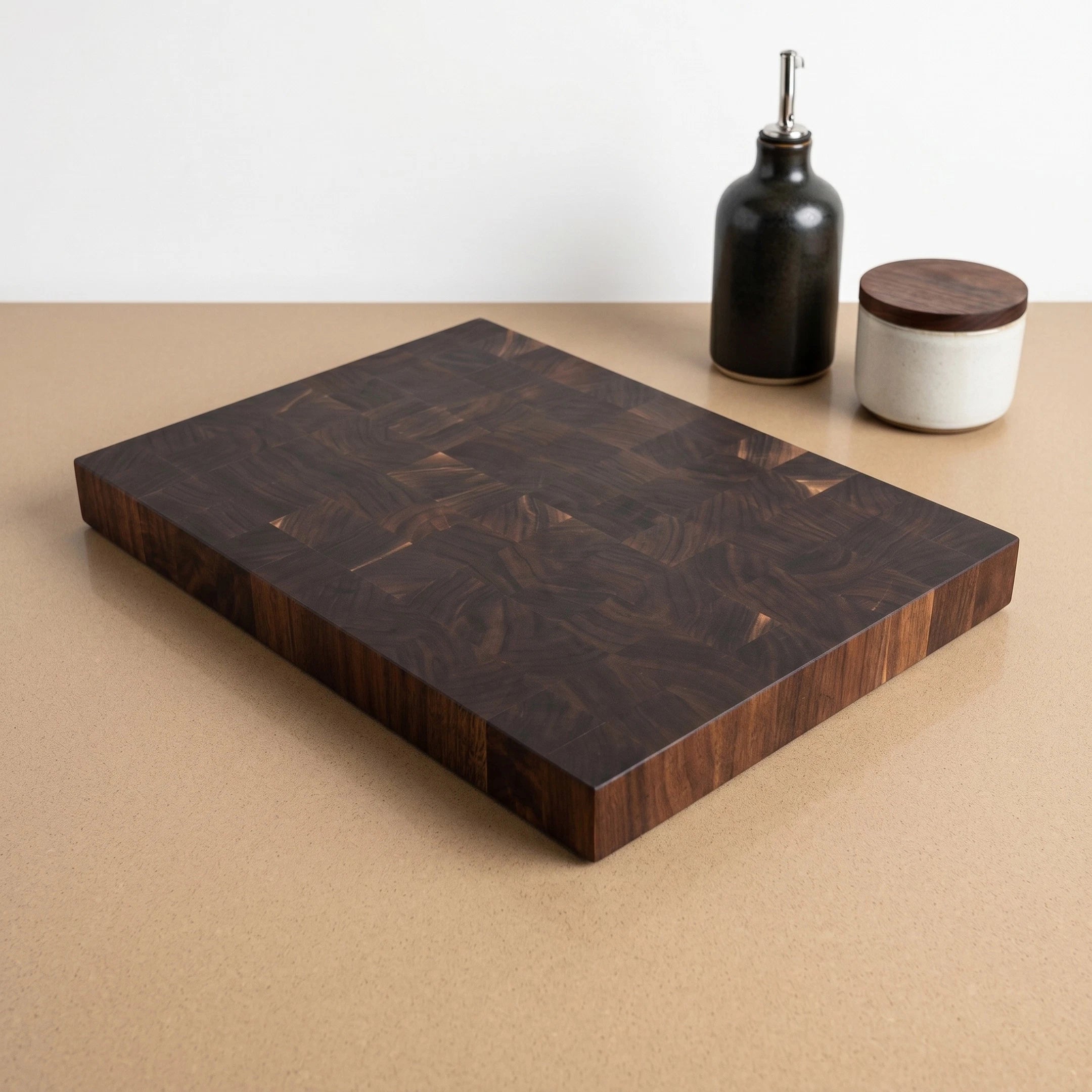 End Grain Black Walnut Cutting Board