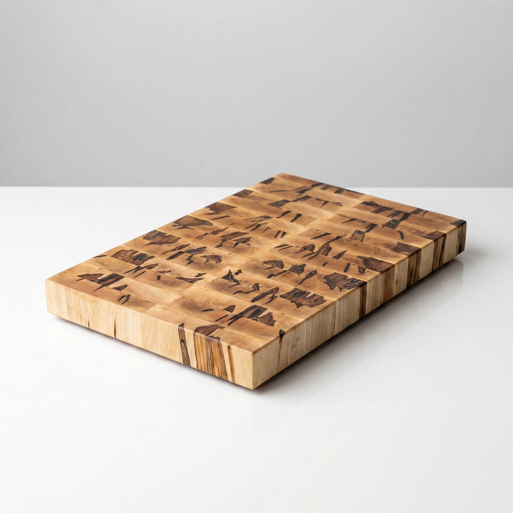 End Grain Ambrosia Maple Cutting Board