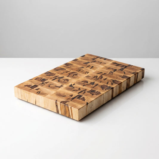 End Grain Ambrosia Maple Cutting Board