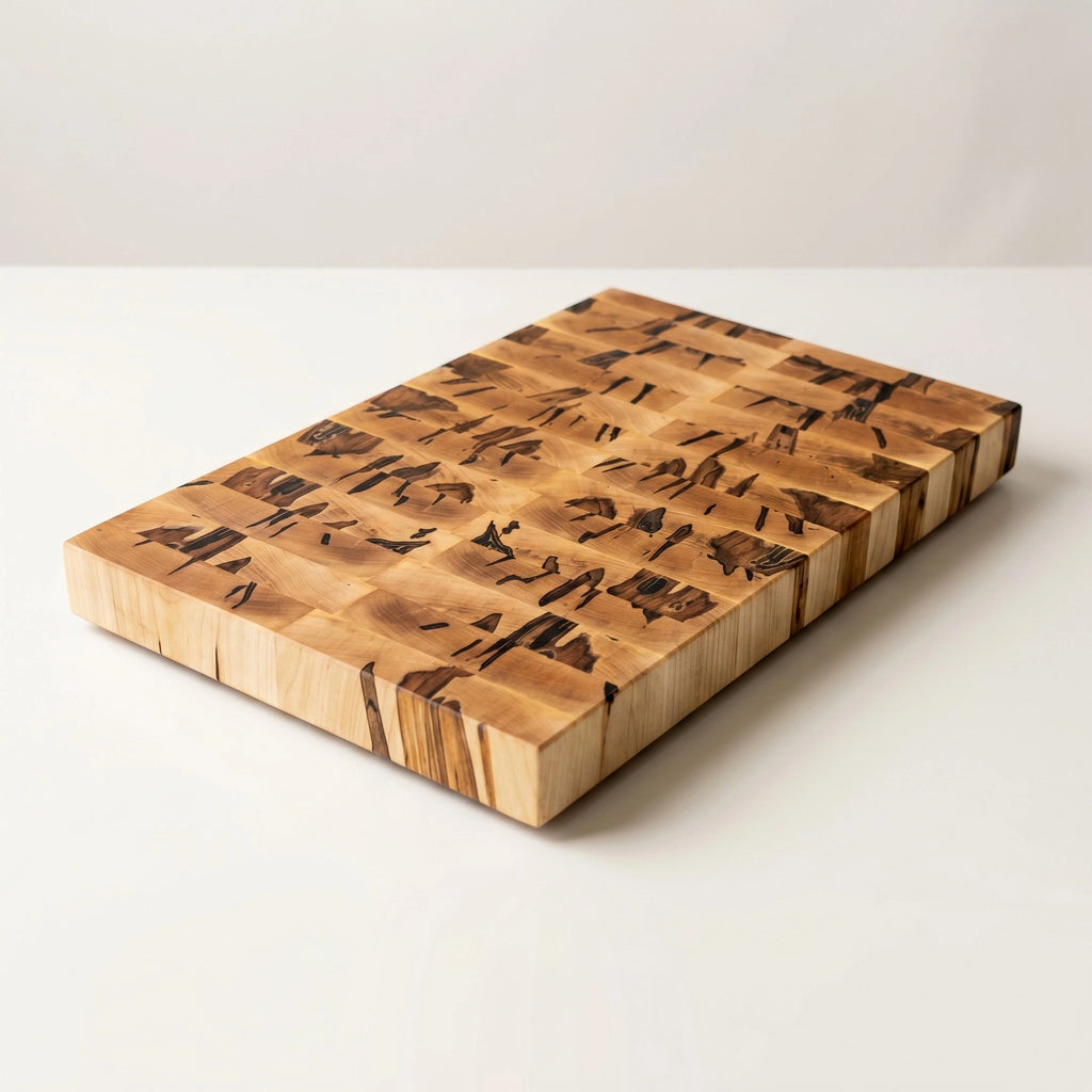 End Grain Ambrosia Maple Cutting Board