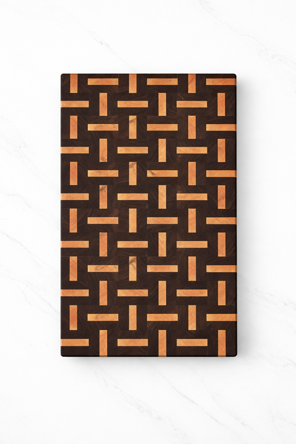 End Grain Cutting Board ZigZag | One of a Kind