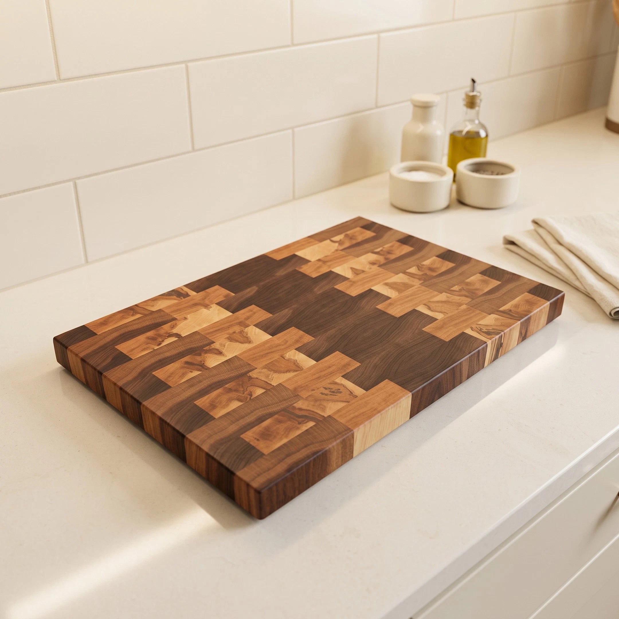 End Grain Cutting Board 14.5x9.5