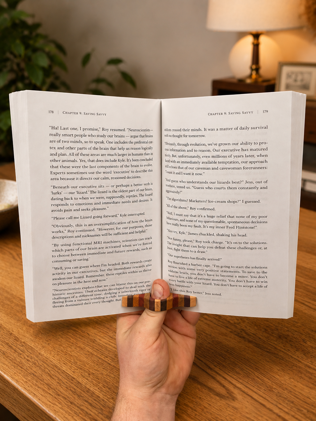 Book Page Holder Mixed Exotic Woods