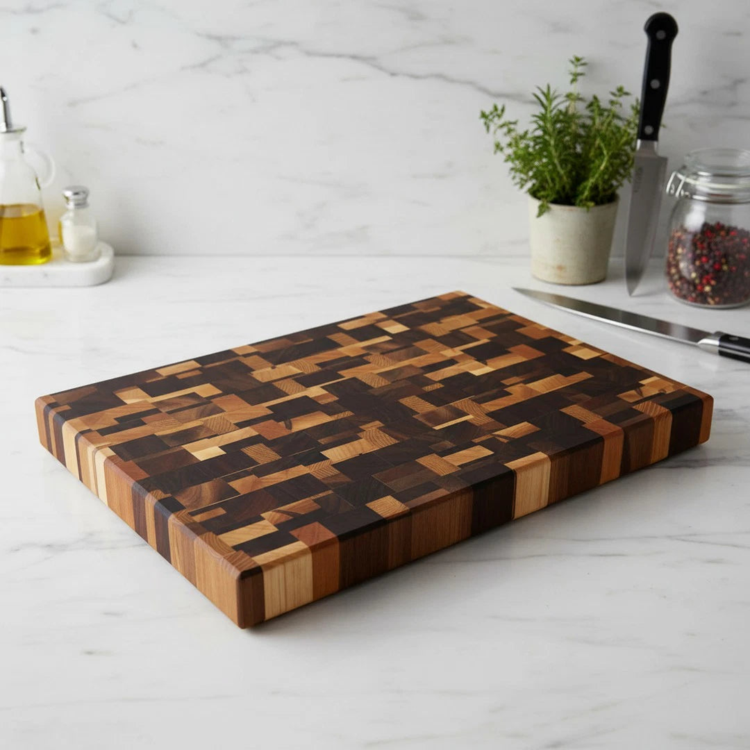 End Grain Chaos Cutting Board