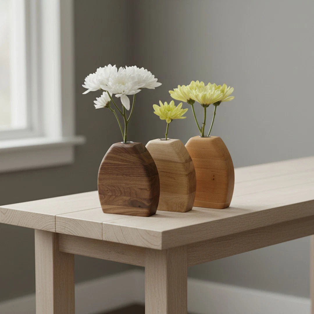 Hardwood Vases