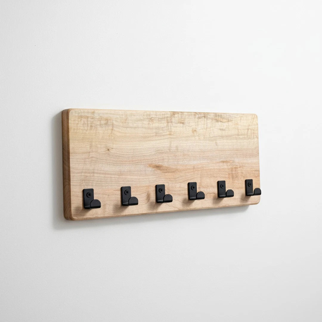 Modern Key Rack | Figured Maple