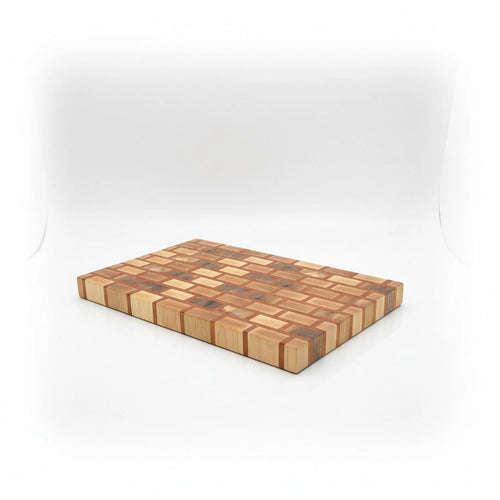 End Grain Brick Pattern Cutting Board