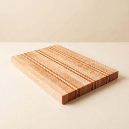 Maple and Cherry Edge Grain Cutting Board