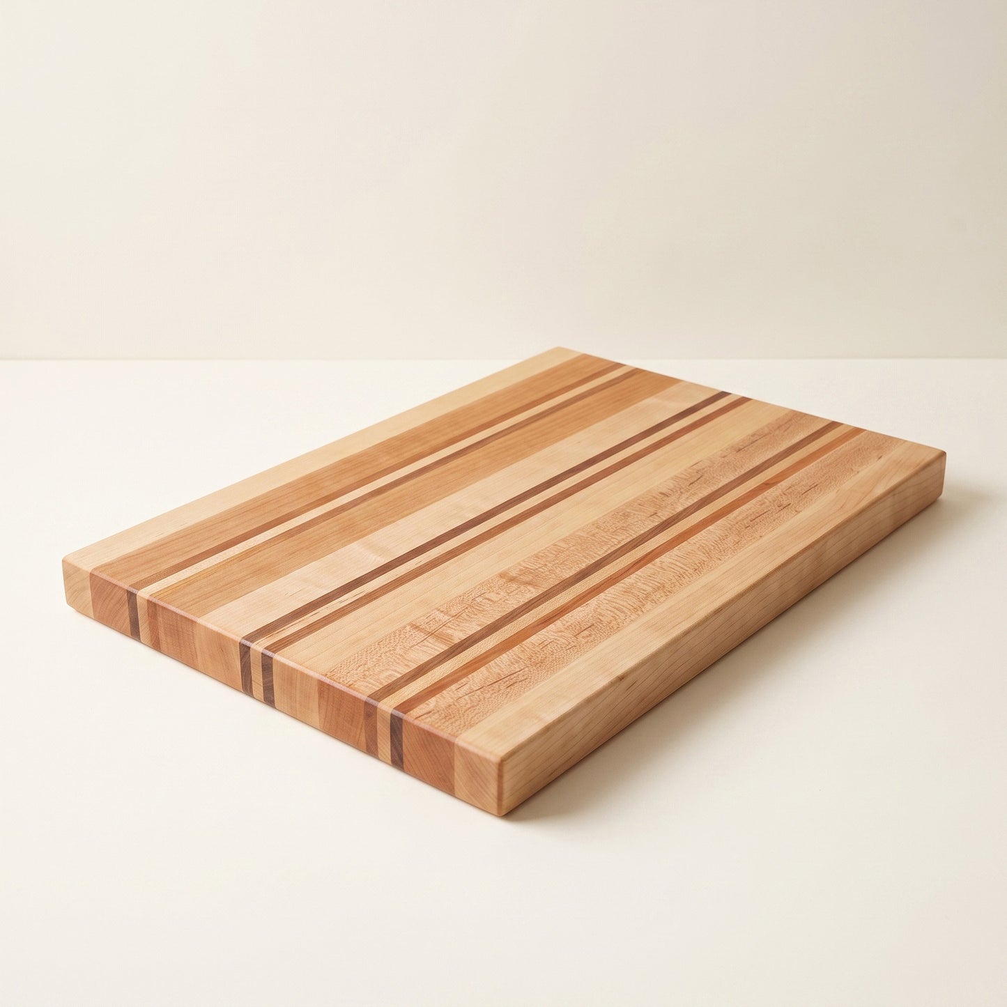 Maple and Cherry Edge Grain Cutting Board