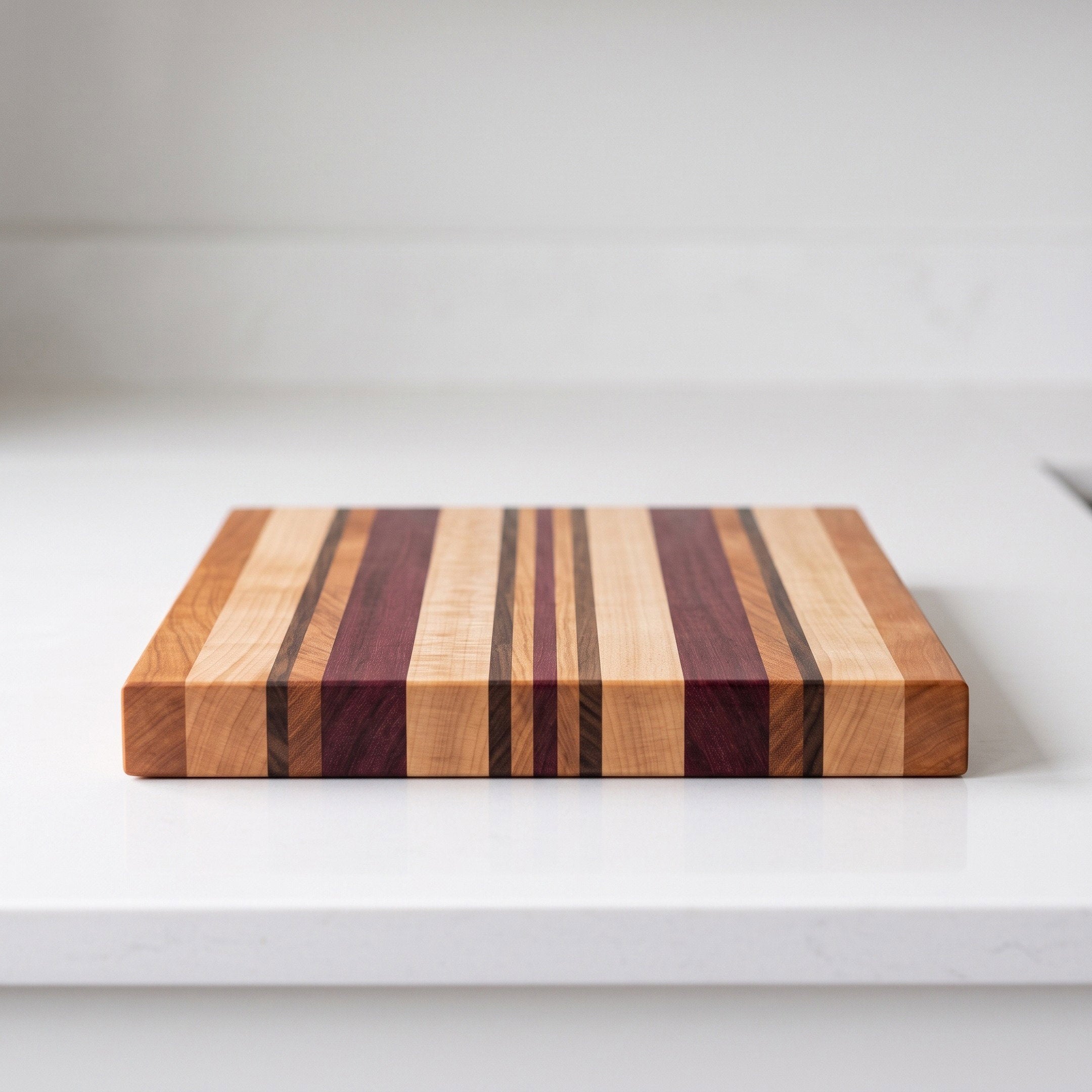 Edge Grain Cutting Board Mixed Hardwoods
