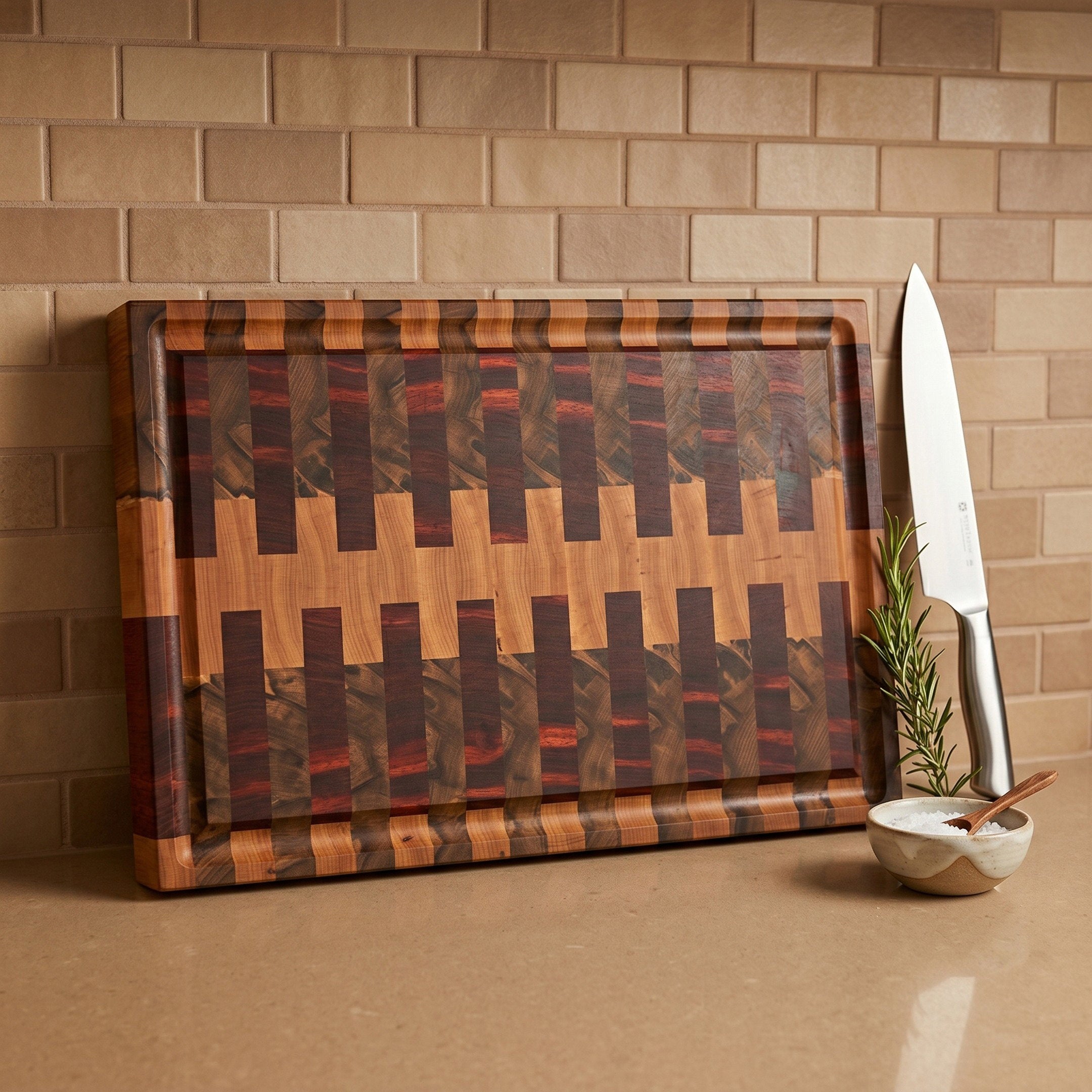End Grain Cutting Board 17 1/4"x 10 3/4"