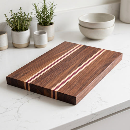 Edge Grain Black Walnut Cutting Board