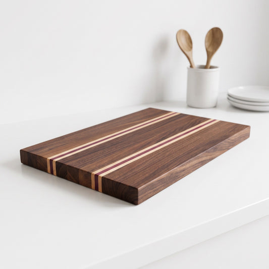 Edge Grain Black Walnut Cutting Board